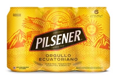 Cerveza pilsener lata 355cc