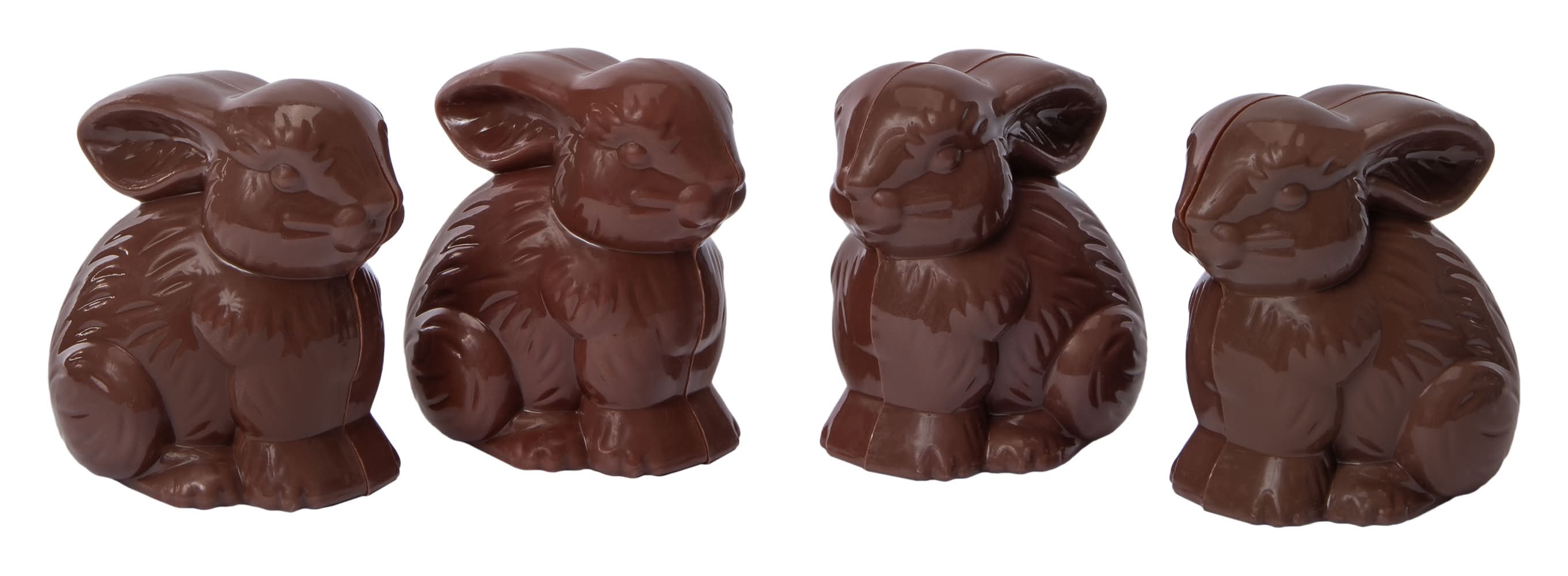 Fillable Shaped Eggs 4-Count Bunny