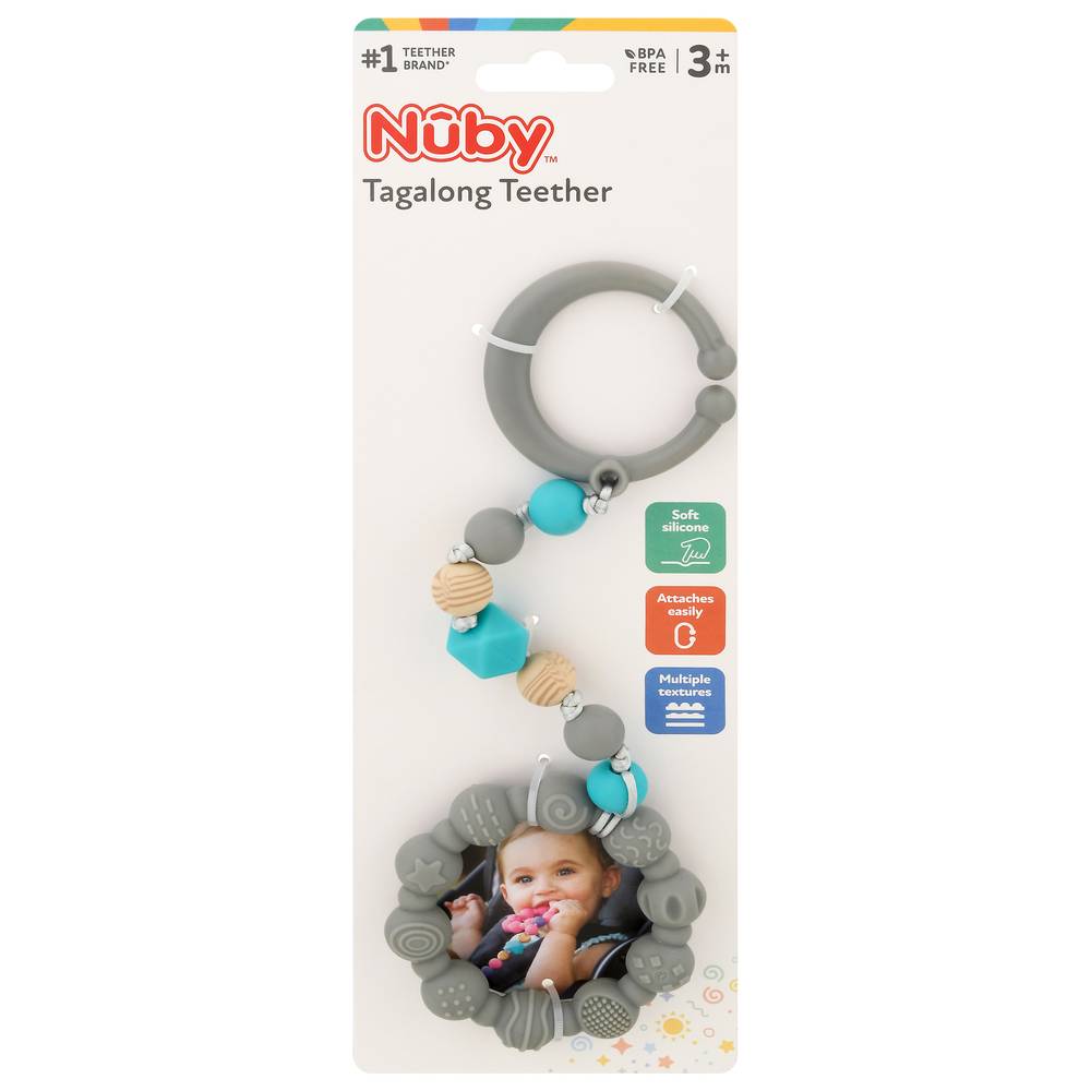 Nuby 3+m Tagalong Teether