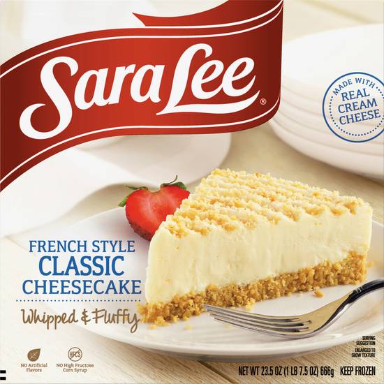 Sara Lee Classic Whipped and Fluffy French Cheesecake