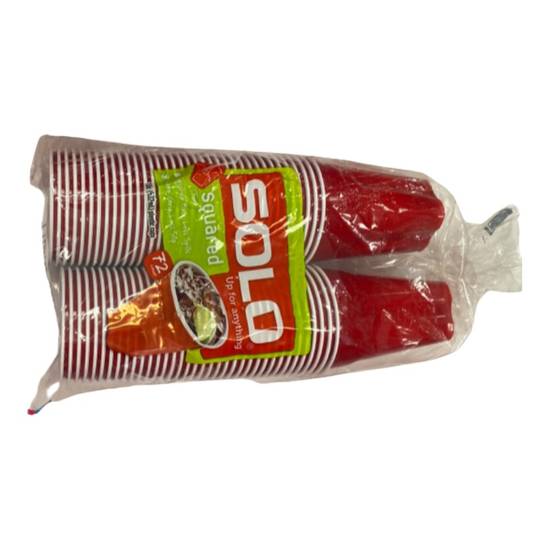 Solo Squared Party Cup (red)