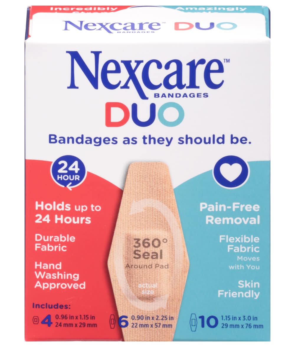 Nexcare Duo Assorted Bandages (1.6 oz)