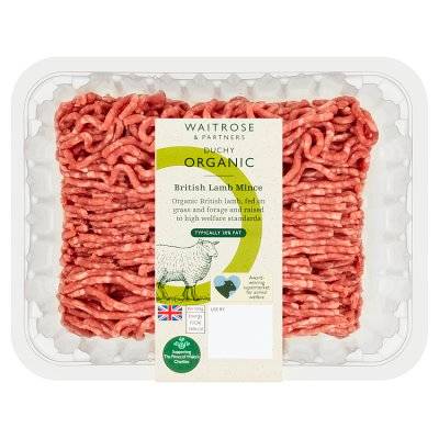 Duchy Organic British Lamb Mince 20% Fat (400g)