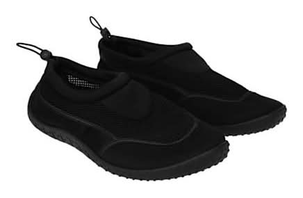 Young Mens Aqua Shoes M10 Black