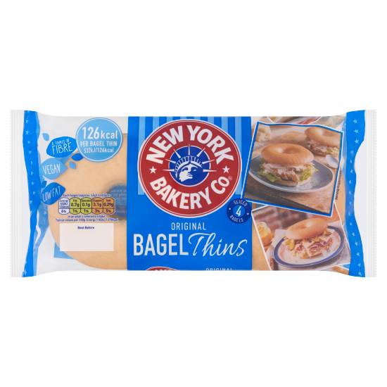 New York Bakery Co. Original Bagel Thins (4 pack)