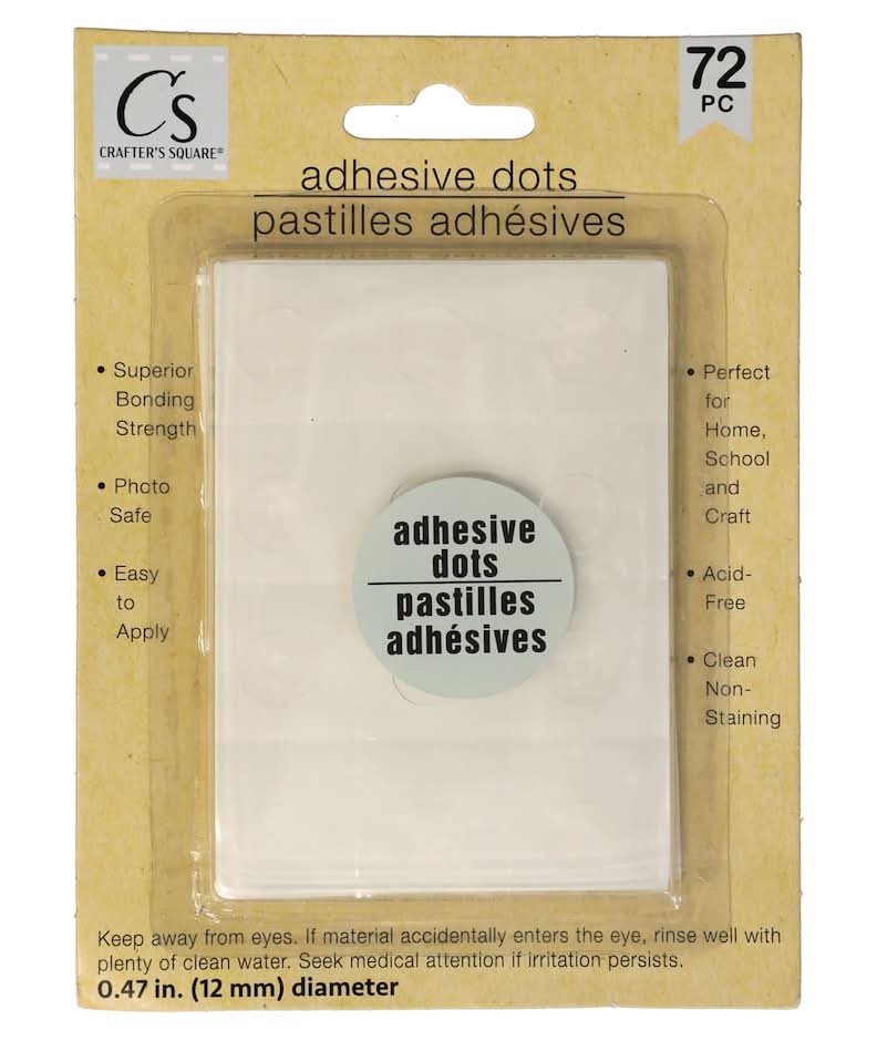 Crafters Square Adhesive Dots (72 ct)
