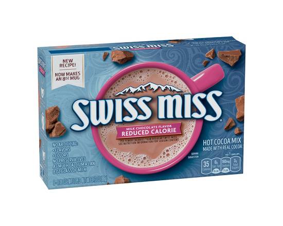 Swiss Miss · Milk Chocolate Flavor Reduced Calorie Hot Cocoa Mix (8 x 0.39 oz)