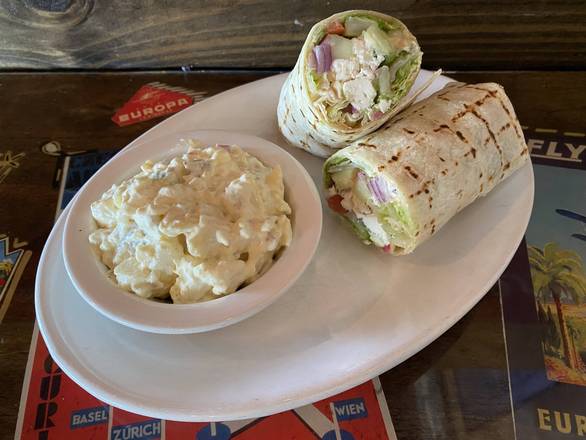 Order Mediterranean Veggie Wrap food online from Lindburgers store, Jupiter on bringmethat.com