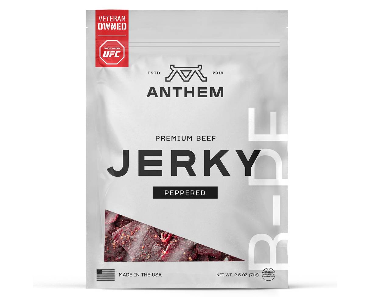 ANTHEM ANTHEM Peppered Beef Jerky 2.5 oz | ANT44803