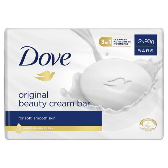 Dove Beauty Cream Bar Original Soap (2 Pack) 180g