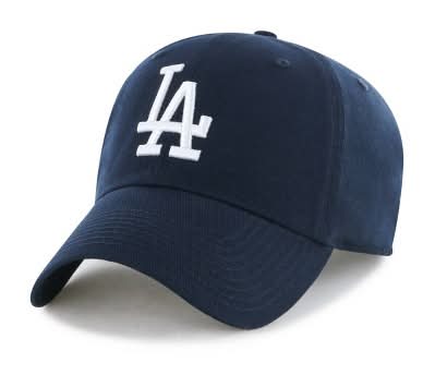 MLB Los Angeles Dodgers Clean Up Hat, Navy Blue