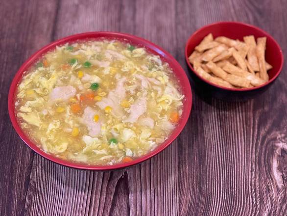 Chicken and Corn Soup ( large size)