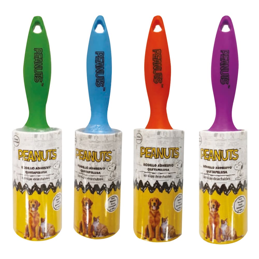 Peanuts · Rodillo adhesivo quitapelusa rq-001