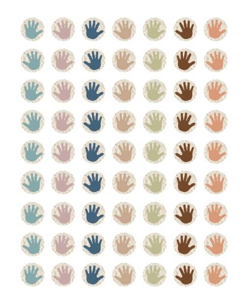 Teacher Created Resources Mini Stickers, Everyone is Welcome Helping Hands, Pack Of 378 Stickers