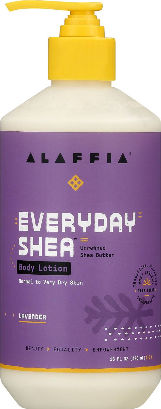 Alaffia Everyday Shea Lavender Body Lotion