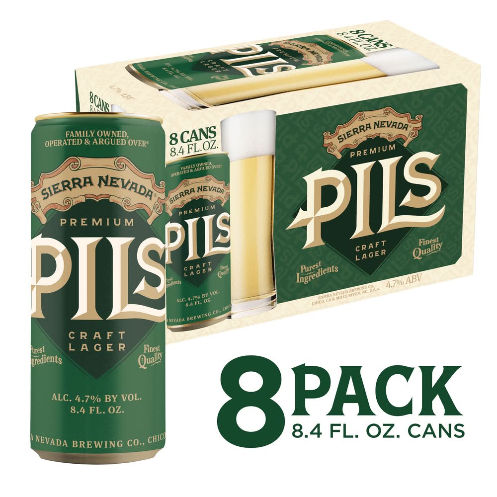 Sierra Nevada Premium Pilsner Beer (8 x 8.4 fl oz)