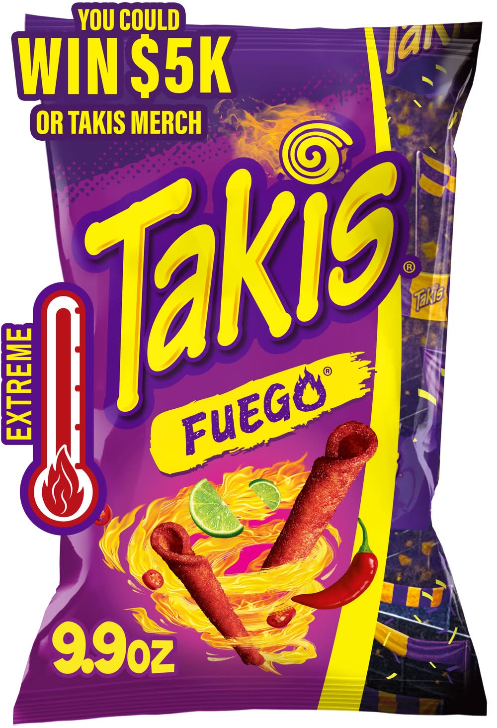 Takis Rolled Tortilla Chips, Fuego (9.9 oz)