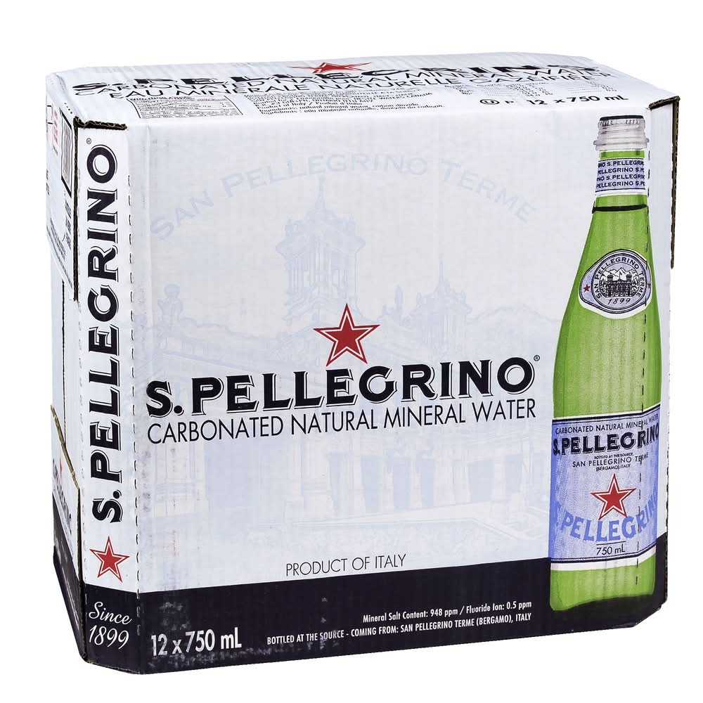San Pellegrino 15X750Ml P52 / San Pellegrino Mineral Water 15 X 750 Ml
