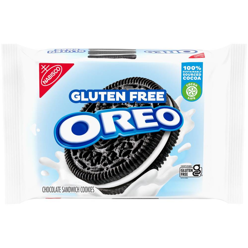 Oreo Gluten Free Chocolate Sandwich Cookies, 12.08 Oz