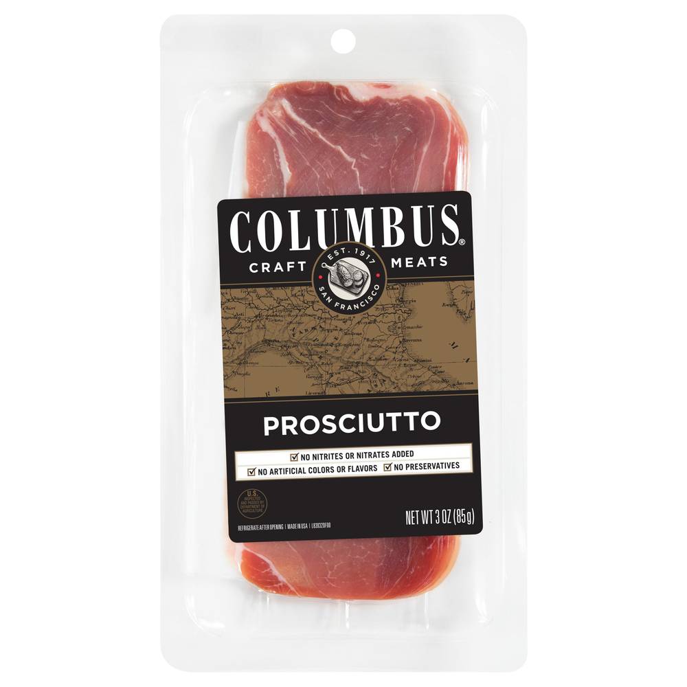 Columbus Craft Meats Prosciutto (3 oz)