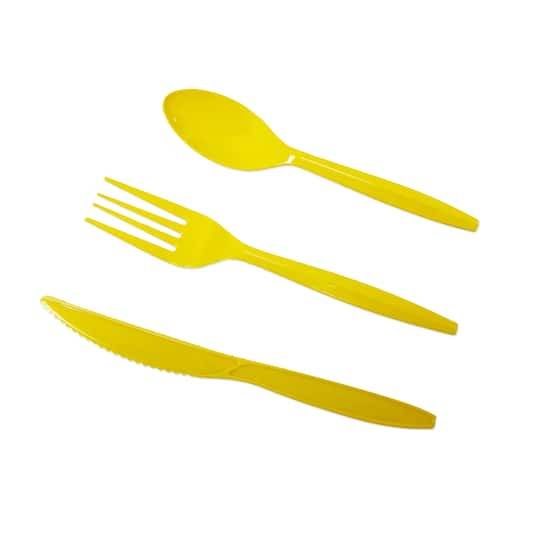 Yellow Cutlery By Celebrate It