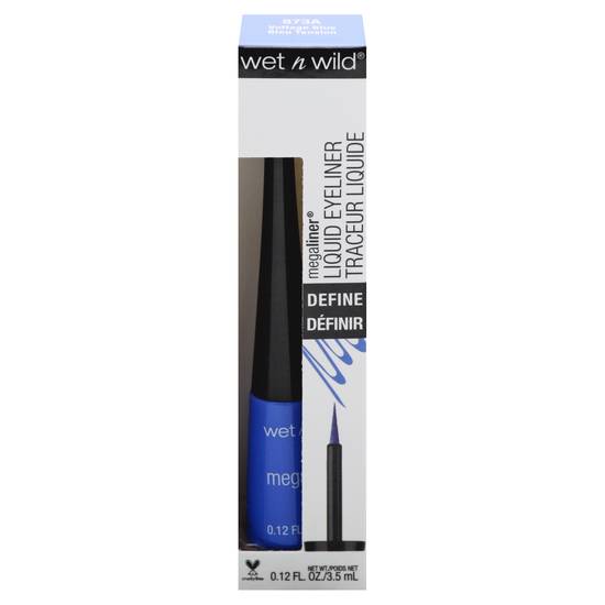 Wet N Wild Megaliner 873a Voltage Blue Liquid Eyeliner