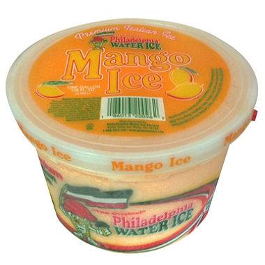 Philadelphia Water Ice - Premium Mango Ice - 2.5 Gal (Case of 1)