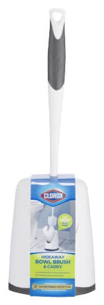 Clorox Hideaway Bowl Brush & Caddy
