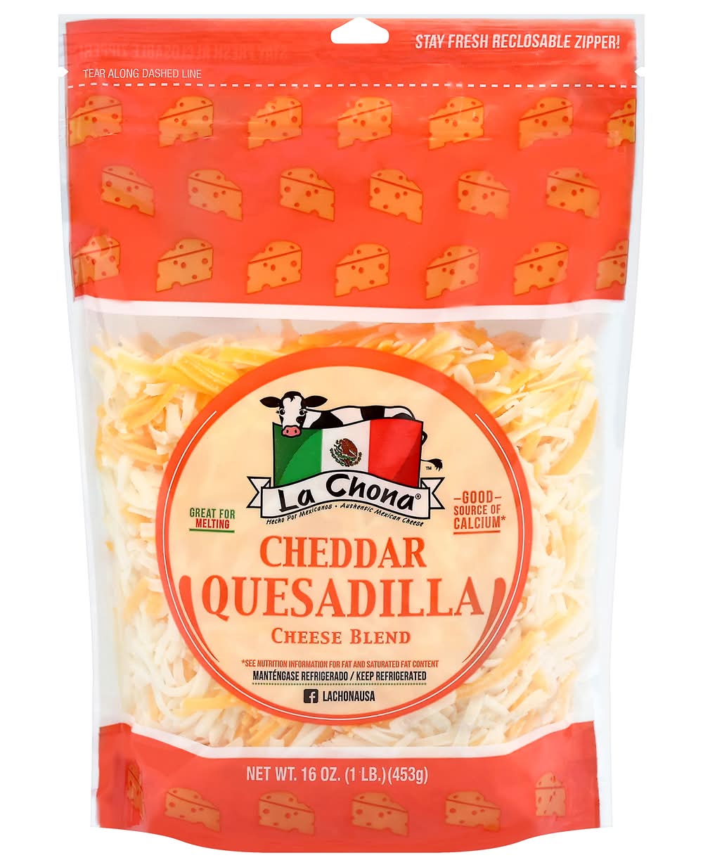 La Chona Cheddar Quesadilla Cheese Blend (32 oz)