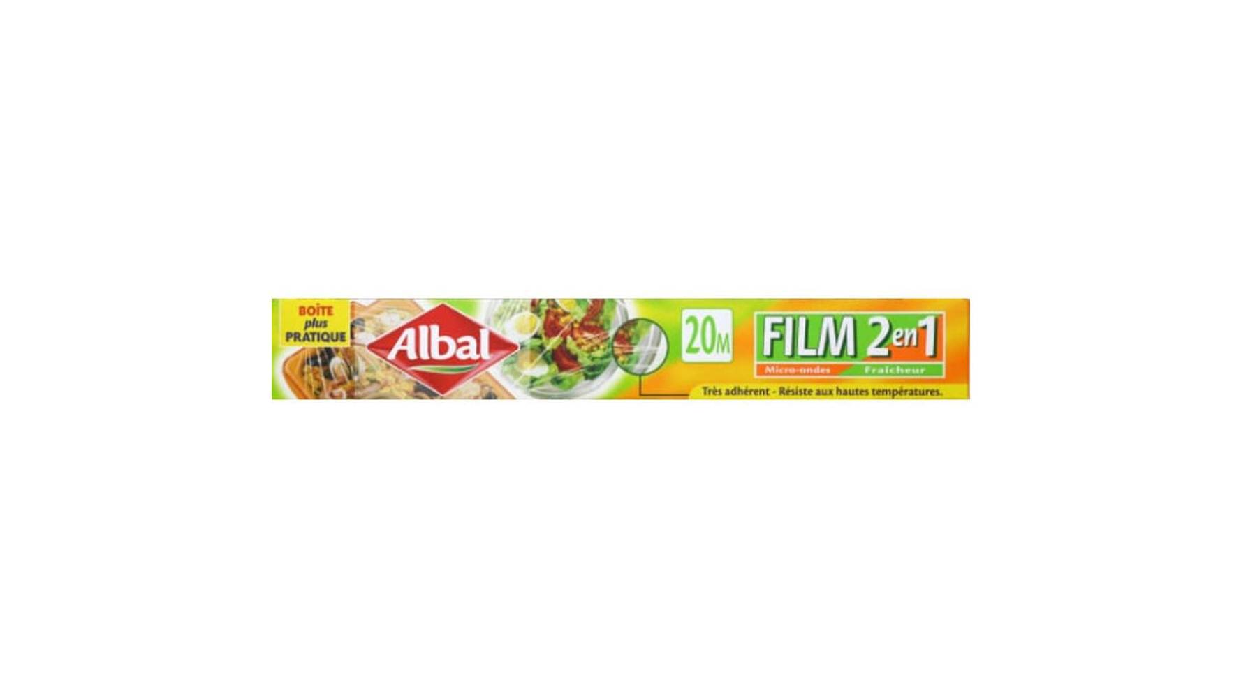 Albal - Film étirable 2 en 1 (20 m)