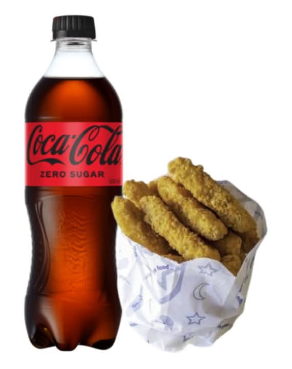 Coca Cola 600ml & Chicken Chipees