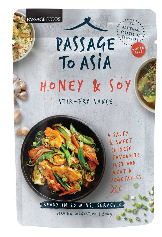 Passage To Asia Honey Soy Stir Fry Sauce 200g