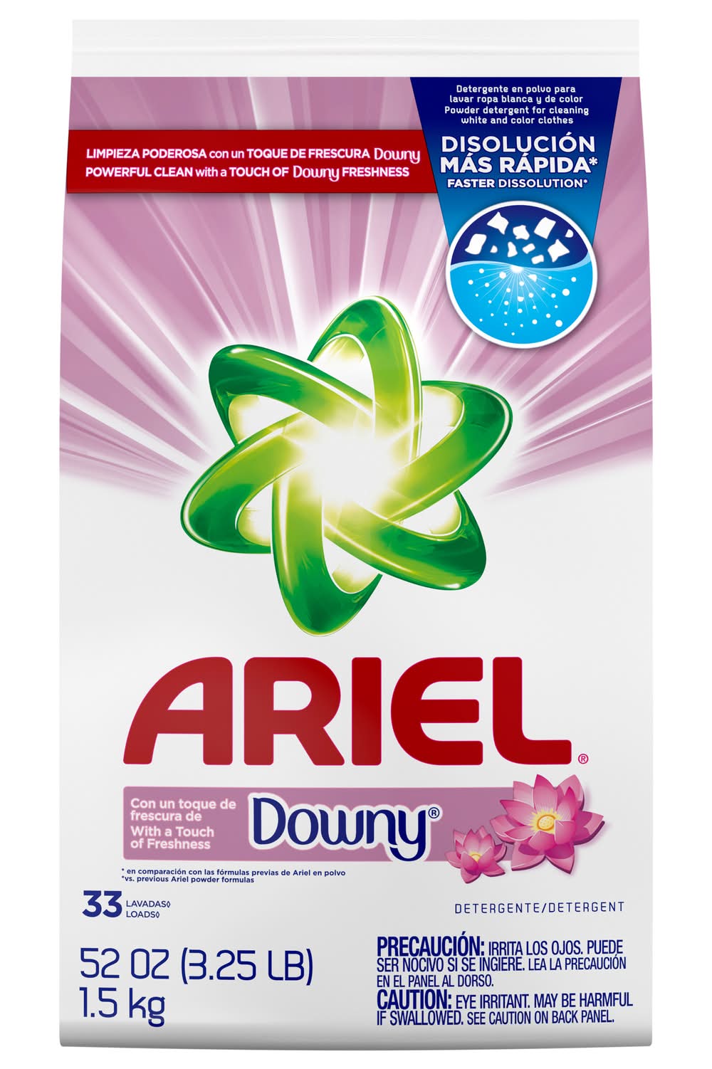 Ariel Powder Laundry Detergent, Downy (52 oz)