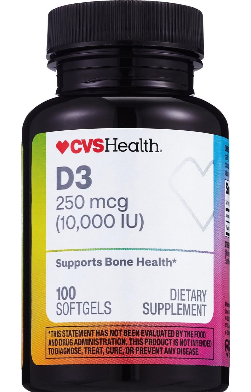 CVS Health Vitamin D3 250 Mcg Softgels (100 ct)