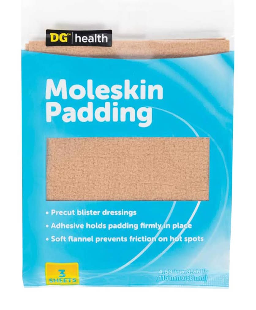 Dg Health Moleskin Padding 3 Ct