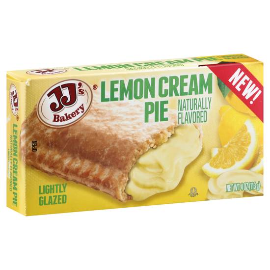Jj's Bakery Lightly Glazed Lemon Cream Pie (4 oz)