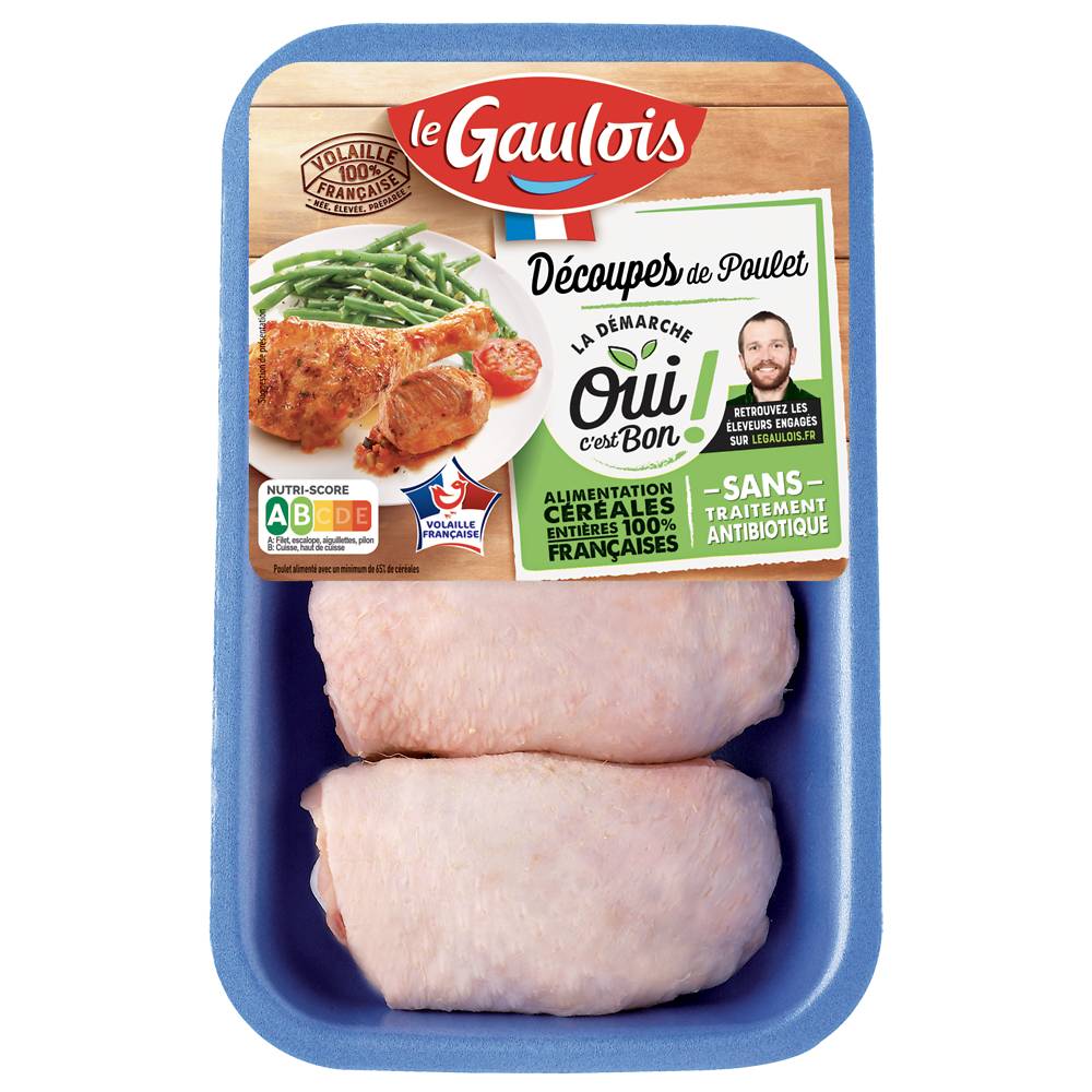 Haut de cuisse de poulet blanc, LE GAULOIS, France, 450g