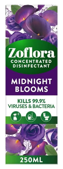 Zoflora Concentrated Multipurpose Disinfectant Midnight Blooms (250ml)