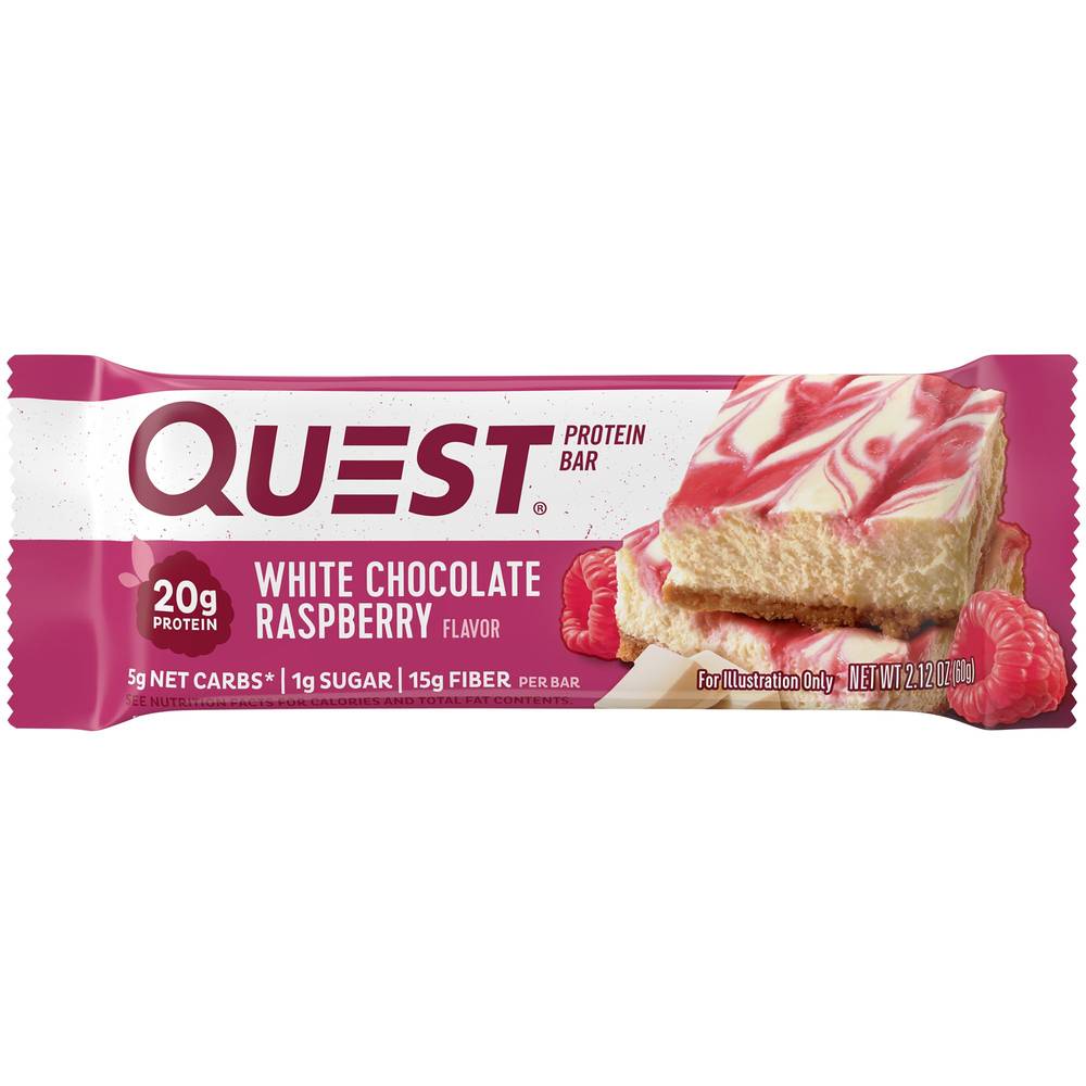 Quest Protein Bar (white chocolate-raspberry)