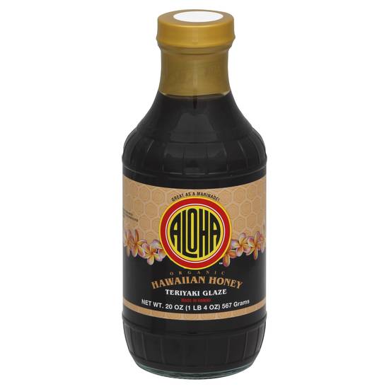 Aloha Organic Hawiian Honey Teriyaki Glaze (20 fl oz)