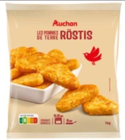 Les pommes de terre rösti - auchan - 1kg