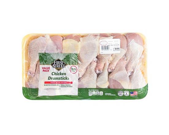 First Street · Chicken Drumsticks Value Pack (approx 5 lbs)