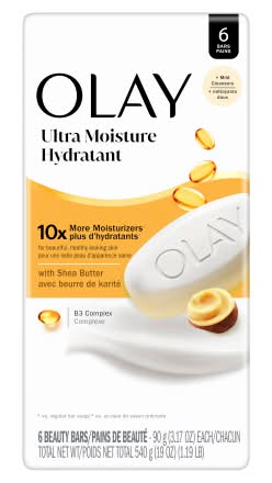 Olay Ultra Moisture Hydratant Beauty Bars (3.17 oz, 6 ct)
