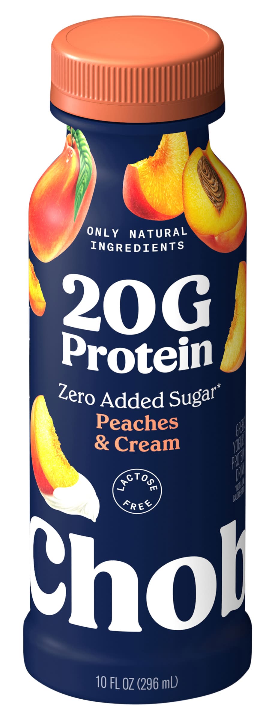Chobani Complete Greek Yogurt Drink, Peaches-Cream (10 fl oz)