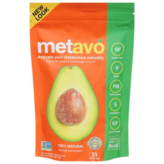 Metavo Natural Metabolism Support Powder