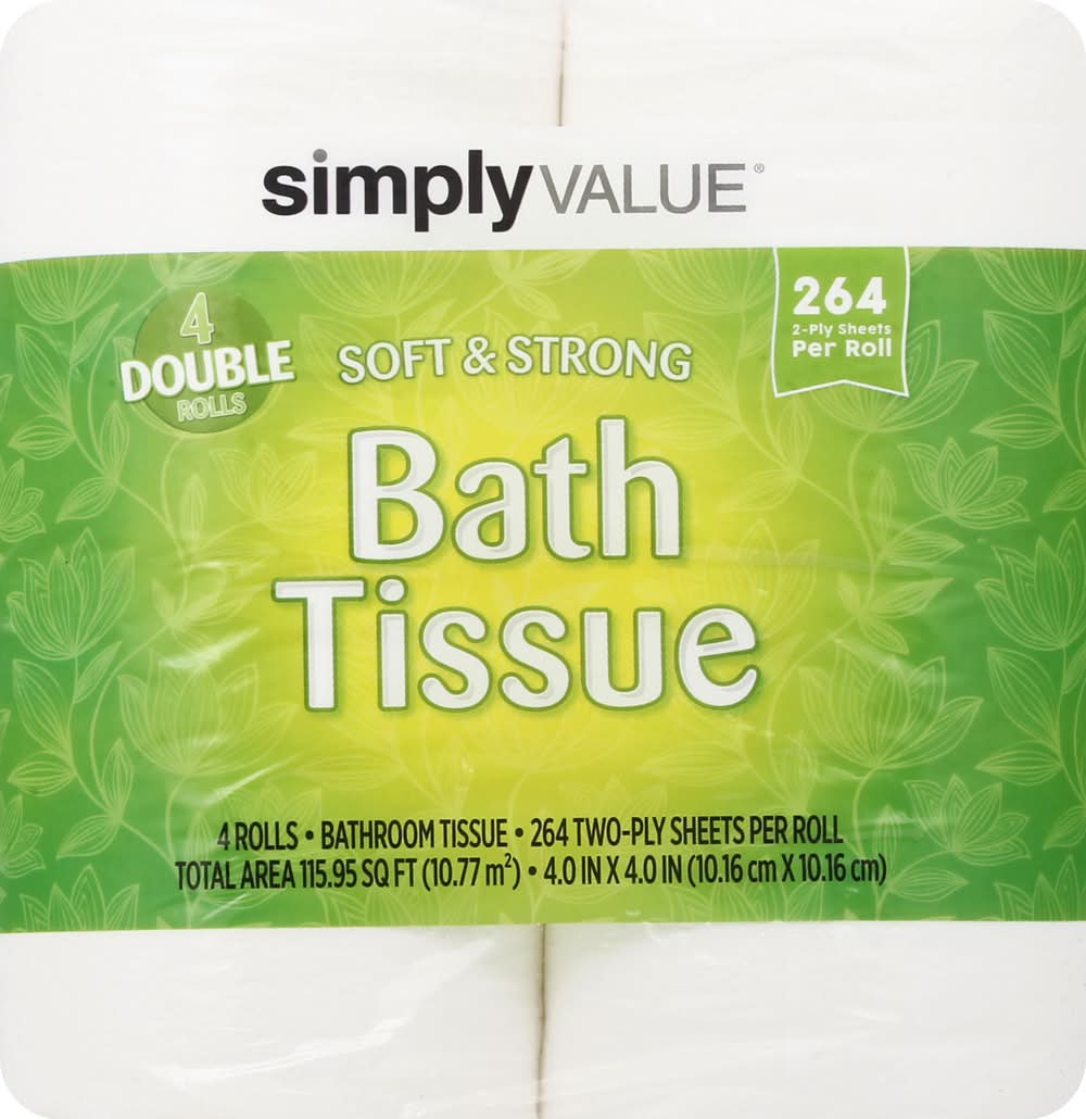 Simply Value Soft & Strong Bath Tissue