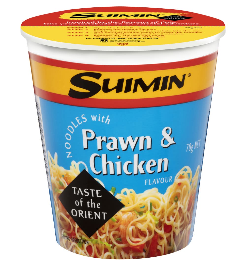 Suimin Noodle Cup, Prawn-Chicken (70g)