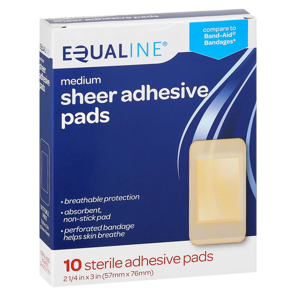 Equaline Medium Sheer Adhesive Pads (10 ct)