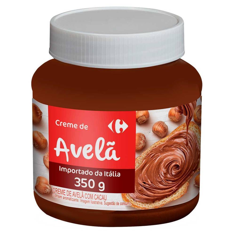 Carrefour creme de avelã e cacau (350 g)