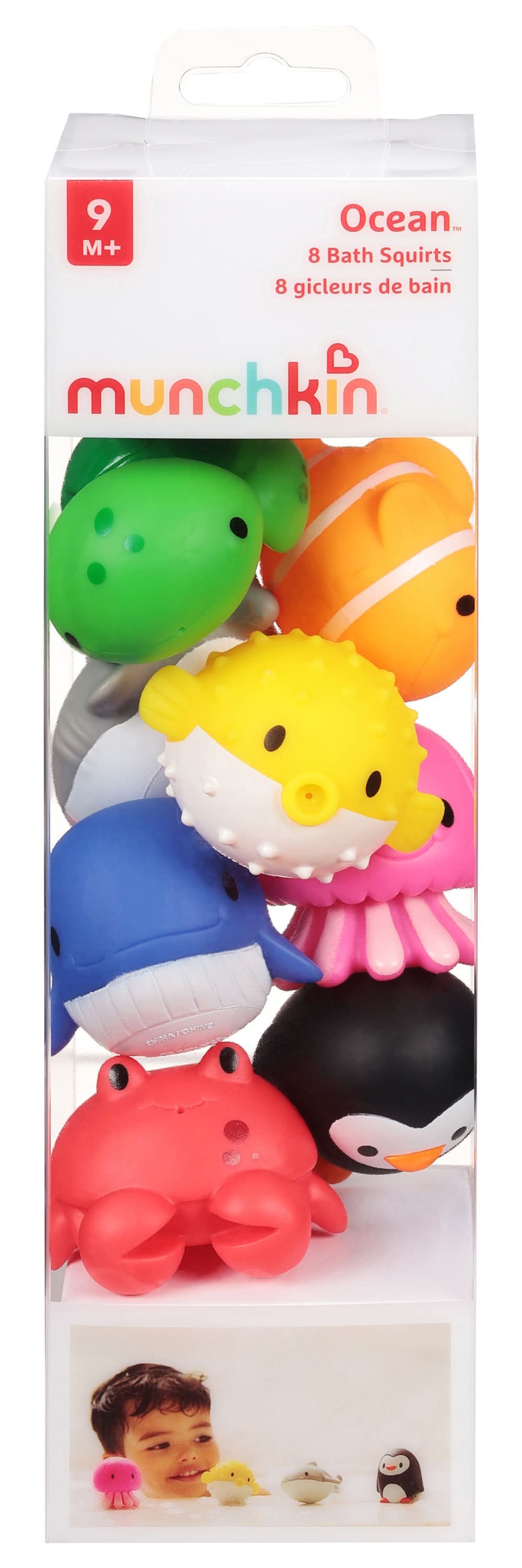 Munchkin Ocean Bath Squirts 9+ Months (8 ct)